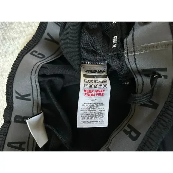 Gymshark Sport Run Pants Slim Fit Black Mens Breathable Joggers Size Small - Picture 9 of 12